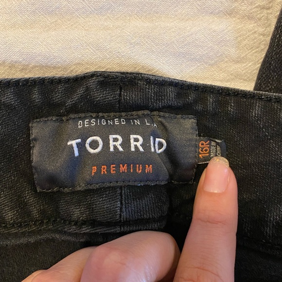 Black Torrid Jeggings size 16 - Picture 5 of 6